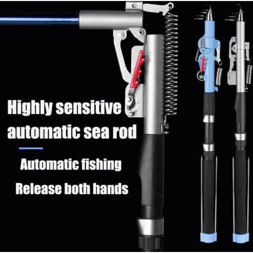 Sensitive Automatic Fishing Rod 2.1M-3M Stainless Steel Fishing Tackle River Lake Sea Pole Fishing Rod Dayo Carp Feeder Holders