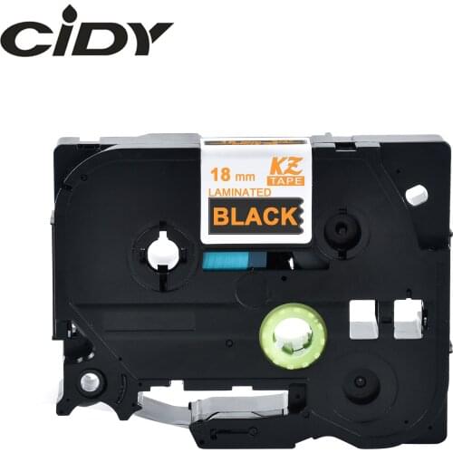 Cidy Gold on Black Compatible Label Tape Tz-344 TZ 344 TZ344 TZE 344 TZe344 for P-touch Brother Laminated Ribbon Cassette