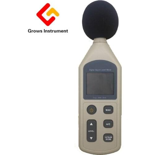 Digital Sound Level Meter 30-130dB LCD Noise Measuring Instrument Decibel Monitoring Logger Tester