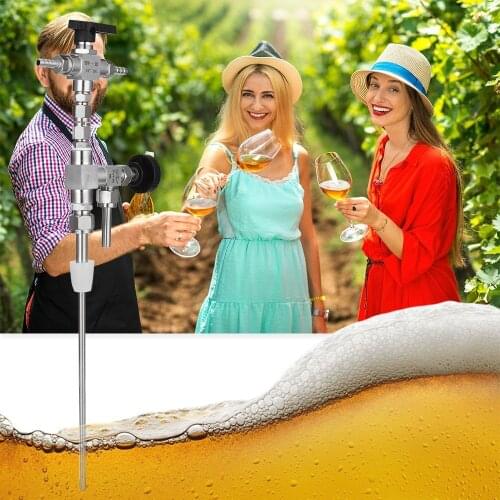 Household Homebrew 304 Stainless Steel Counter Pressure Beer Bottle Filler CO2 Beer Brewing Kit