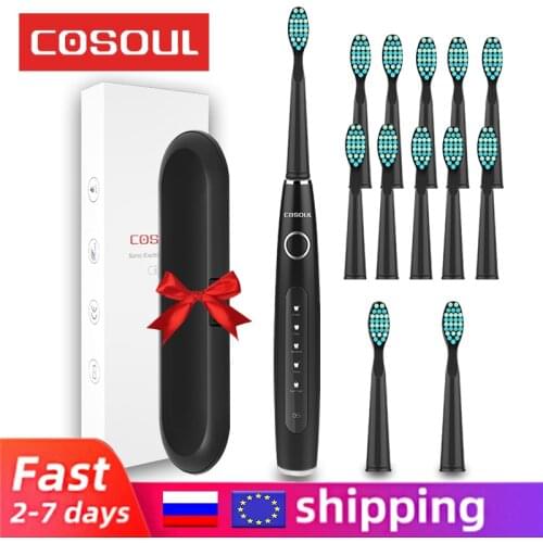 Electric Toothbrush Professional Sonic 5 Modes Rechargeable Waterproof Toothbrush Box as Gift