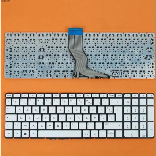 FR French AZERTY New Replacement Keyboard for HP Pavilion 15-ab000 15z-ab000 15t-ab000 series Laptop Silver NO Frame