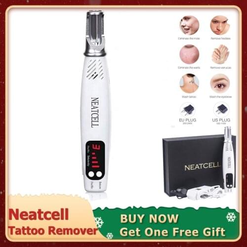 CE FCC Neatcell Removing Skin Tag Scar Freckle Mole Eyebrow Laser Tattoo Removal Machine Portable Mini Picosecond Laser Pen