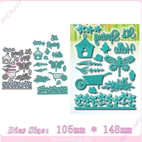 Summer jungle decoration Metal Cutting Dies for diy Scrapbooking Photo Album Decorative Embossing PaperCard Crafts Die2020