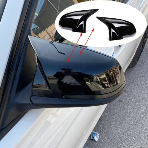 Best Quality Gloss Black Rear View Mirror Cover Cap For BMW F20 F21 F22 F30 F32 F36 X1 F87 M3 Wholesale Quick delivery