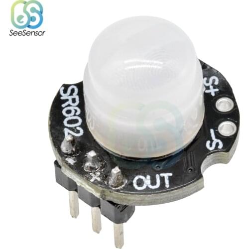 DC 3.3V-15V MH-SR602 Mini Motion Sensor Module Detector 3PIN SR602 Pyroelectric Infrared PIR Sensor Switch For Arduino