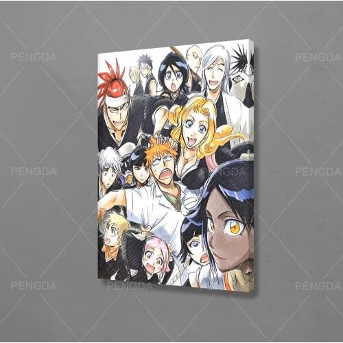 Wall Art Modular Bleach Blood Anime Pictures Strange Animes Canvas Printed Home Decor Posters Paintings For Living Room Frame