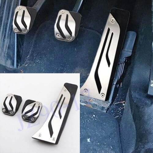 Stainless steel Gas Brake Pedal Fit For BMW 1 2 3 4 5 6 Series M2 M3 M4 M5 F20 F21 F22 F23 F82 Left & Right driving Accessories