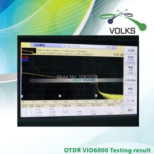 English Optical fiber test instrument OTDR 120km 40/38dB free shipping