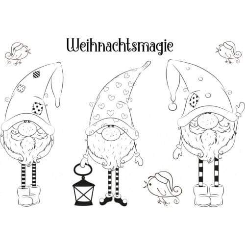 Santa Claus Transparent Clear Silicone Stamp/Seal for DIY scrapbook/photo album Decorative clear stamp sheets ST0865