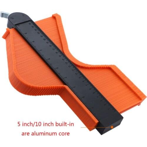 5/10'' Contour Gauge Auto Lock Profile Copy Duplicator Shape Template Measuring PXPD