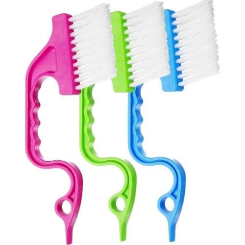 Swan Shape Window Groove Cleaning Brush Scraper Brush Kitch Cleaning Crevice Tool Wheel Cleaner Sill Brush Household C0T7