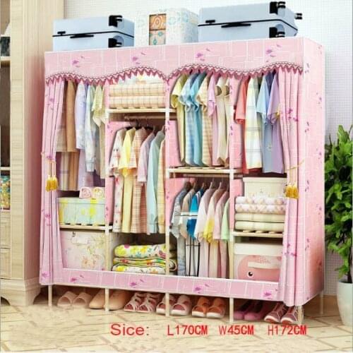 Factory Price Solid Wood Wardrobe length 170 cm