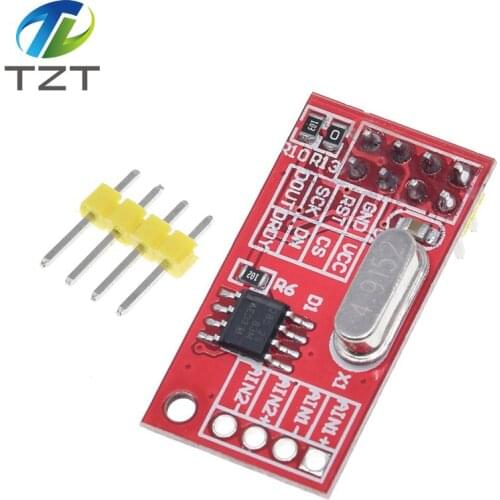 TZT AD7705 Dual 16 bit ADC data acquisition module programmable input gain SPI interface
