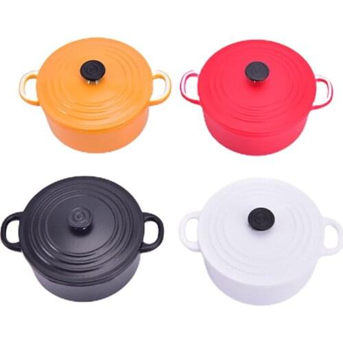 1:12 Dollhouse Miniature Kitchen Utensils Cooking Pan Doll House Accessories Toy For Dollhouse Decals New