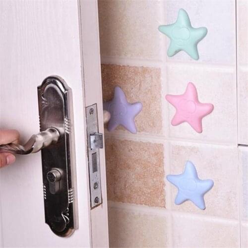 1/3PCS Self Adhesive Rubber Door Buffer Wall Protectors Door Handle Bumpers for Door Stopper Doorstop
