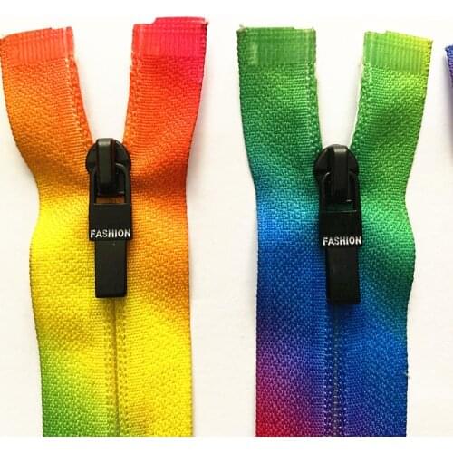 2/5/10pcs 3# Open End 18Cm (7 Inch) Colorful Nylon Zipper, Tailoring,Sewing Craft
