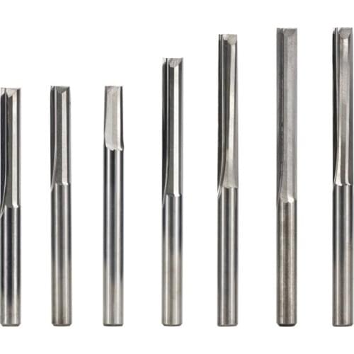4mm Shank Mill For CNC Engraving Machine 2 Flute Straight Groove Carbide Milling End Mill 12-32mm Metal Milling Cutter Tools