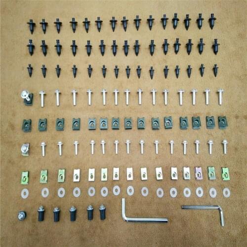 83 Pcs Fairing Body Bolts Kit Fastener Clips Screws For SUZUKI GSX-R 1000 K9 2009-2015