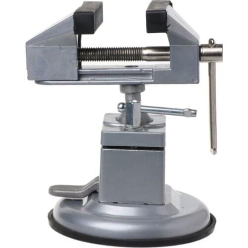 Aluminum Swivel Head Suction Cup Base Mini Vise High Quality Alloy Material Durable and Easy to Use 360 Degree Rotation