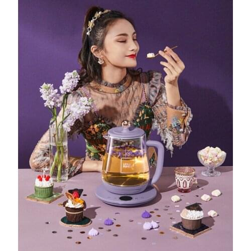 Automatic high-power glass household intelligent control multi-functional office tea cooker small health pot J05