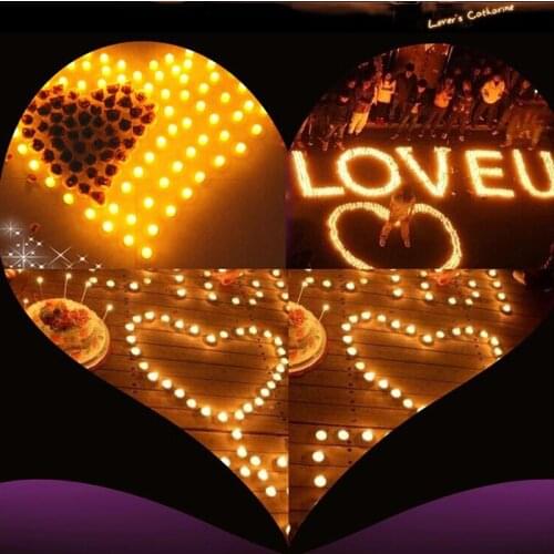 Flameless Smokeless LED Tealight Tea Candle Light Safety Home Decoration