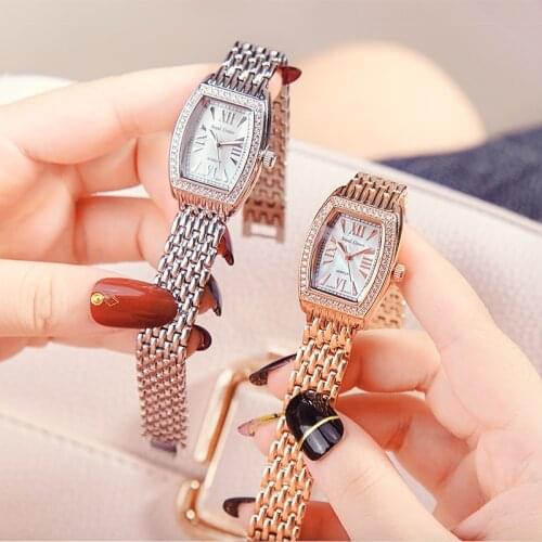 Lady Womens Watch Japan Quartz Fashion Fine Dress Stainless Steel Bracelet Luxury Clock Girl Birthday Gift Royal Crown