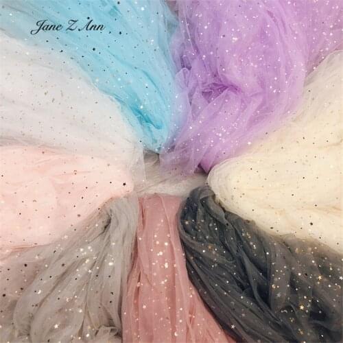 Fairy star moon sequined gauze net celebrity princess style gauze curtain Baby studio home shooting background cloth props