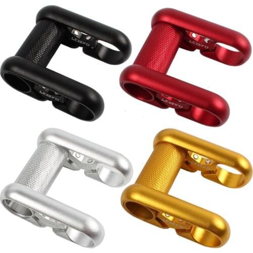 HobbyLane Bicycle Ultra-light Double Stem Riser Aluminum Alloy Handlebar Stem for Folding Bicycels
