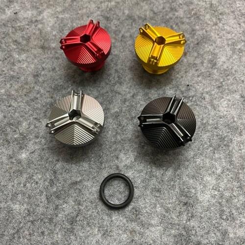Motorcycle CNC Engine Oil Filter Cup Plug Cover Oil screw cap For DUCATI PANIGALE 899 1199 1199S 1299 1299S 848 DIAVEL XDIAVEL S
