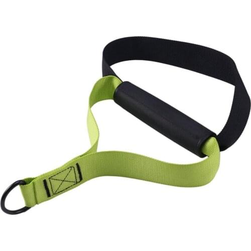 Gym Resistance Bands Handles Anti-Slip Grip Strong Webbing Fitness Heavy Duty Cable Machine Workout Equipment