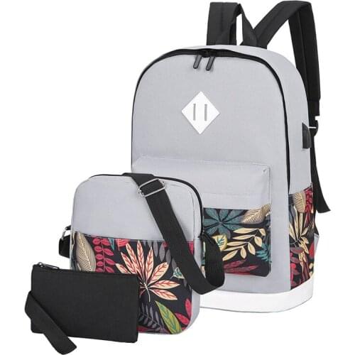 Fashion New 15.6 Inch Laptop USB Backpack School Bag Rucksack Anti Theft Women Backbag Travel Daypacks Girls Leisure Backpacks