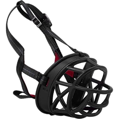 Malinois Mouthpiece Anti-Call and Anti-Bite Metal Buckle Mouthpiece Bass Dog Anti-Bite Cover for Dogs Mouthpiece