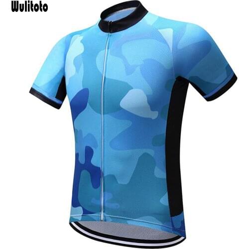 2021 WULITOTO New Mountain Bike Shirt short sleeved MTB cycling Jersey Breathable sweatshirt For Men