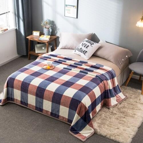 Single Throw Blanket Cuddly Sofa Travel Bed Coral Fleece Blankets Warm Bedspread Microfiber Double Thin Quilt Flat Bed Sheet