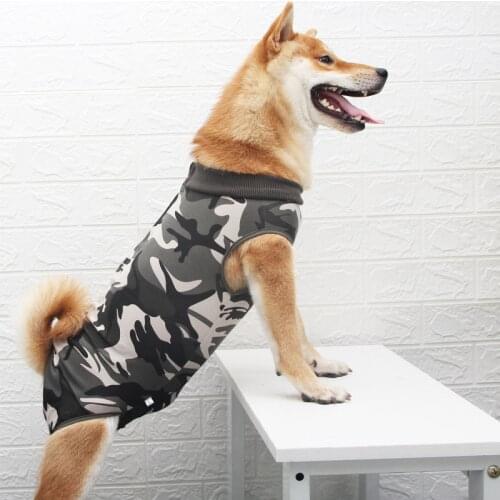 Pet Pajamas Dog Vest Colorful Striped Dog Jumpsuit Soft Warm Jumpsuit Pyjamas for Small Large Dogs Surgery Clothes Pet Supplies