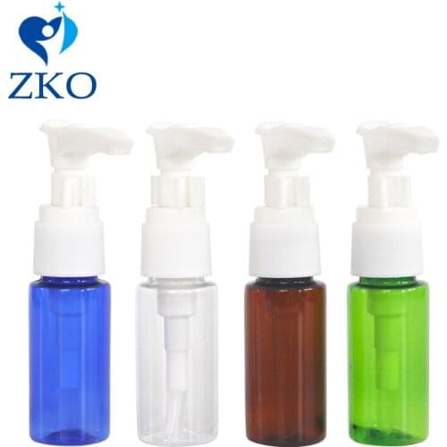 1pcs 15ml Plastic Pressed Bottle Lotion Pump Shampoo Free Shipping Travel Refillable Empty Cosmetic Container Scattered Bottling