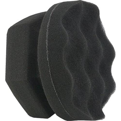 50LC Car Wax Polishing Sponge Hexagonal Grip Applicator Hand Tire Wax Sponge High Density Sponge Car Cleaning Car Wash Tire C