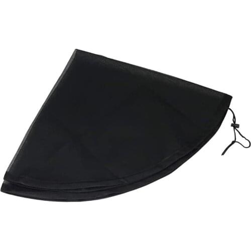 Rain Barrel Mesh Cover Large Mesh Shield Waterproof For Rain Bucket Prevent Leaves Insects Debris Water Tank Protection Cover