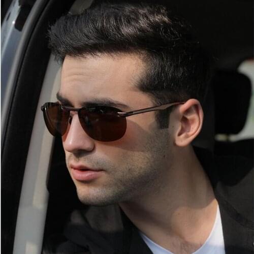 New Arrive Men Polarized Aluminum Magnesium Sunglasses Photochromic Driving TAC UV400 Glasses For Male S4302