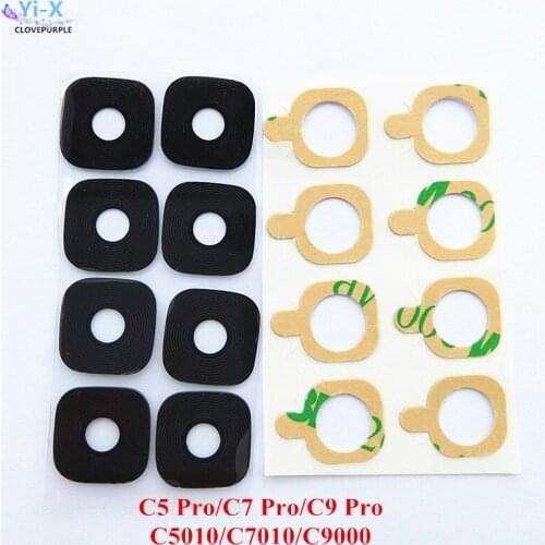 2PCS Rear Back Camera Glass Lens Cover with Sticker for Samsung Galaxy C5 Pro/C7 Pro/C9 Pro C5010/C7010/ C9000