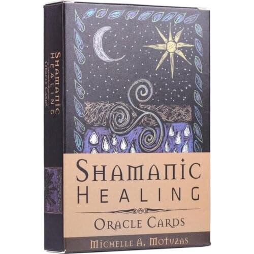 Shamanic Healing Oracle Cards 44 Cards Deck Tarot English Divination Board Game Q1FF