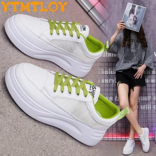 Little white shoes ladies 2021 spring and autumn models color matching thick bottom all-match fashion straps breathable hot flat