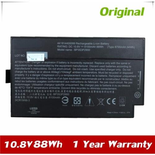 7XINbox 10.8V 8100mAh Original BP3S3P2900 4418144000490 Laptop Battery For Getac B300 B300X BP3S3P2900 4418144000490 3ICR19/66-3