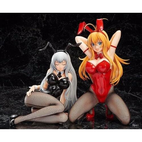 Anime Ikkitousen Sunbofu Sonsaku Hakufu Kanu Unchou Bunny Ver Action Figure 1/4 Scale PVC Figure Collectible Model Toys