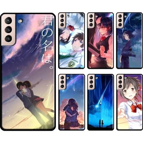 Anime Your Name Soft Case For Samsung Galaxy S21 S20 FE Note 20 Ultra Note 10 S8 S9 S10 Plus Phone Cover