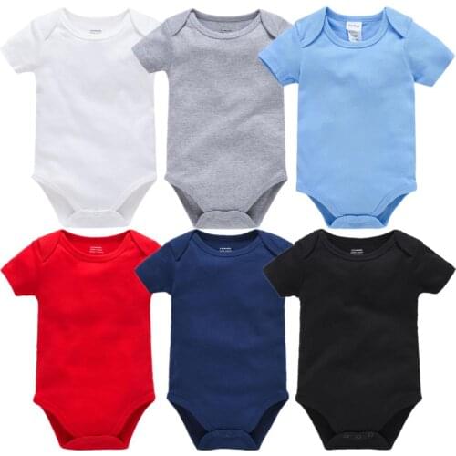 Newborn Baby Boy Rompers bebe fille Cotton Summer Infant Body Short Sleeve Baby Jumpsuit Cartoon ropa bebe Baby Boy Girl clothes