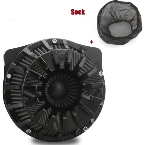 Rain Socker Cover 15 speak spokes Air Cleaner Filter For harley 2008-2013 FLHTC Electra Glide Classic 2014-2016 FLHTCU Electra G