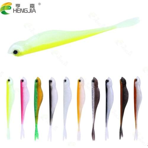 HENGJIA 5pcs/Lot 12cm 7g Soft Worm Baits Flexible Long Tail Silicone Earthworm Worms Lifelike Fishing Lure Artificial Bait