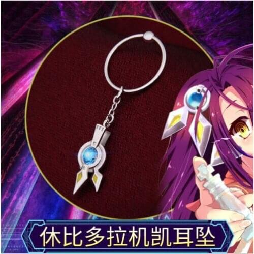 No Game No Life ZERO Anime 925 Sterling Silver Earring Ear Stud Clip
